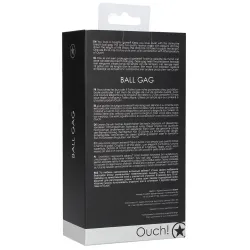 Ouch! Bâillon Boule gag Strap Noir